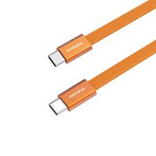Porodo كابل USB-C مضفّر عالي السرعة للشحن ونقل البيانات