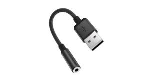 Porodo محول AudioLink من 3.5 مم أنثى إلى USB-A