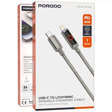 Porodo كابل ChargeLite USB-C إلى Lightning