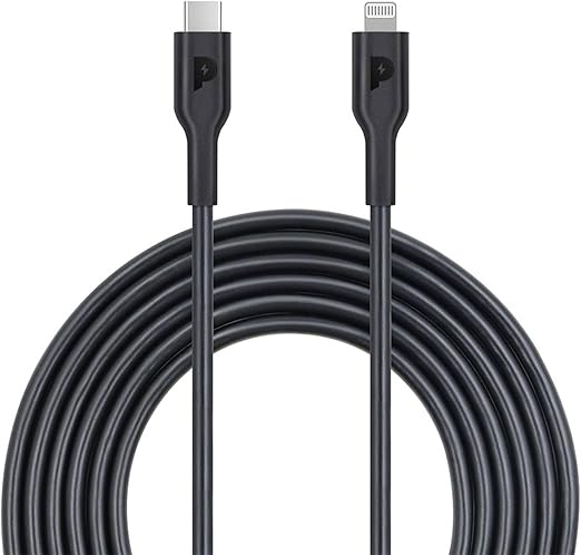 كابل Powerology TPE USB-C إلى Lightning PD 3م