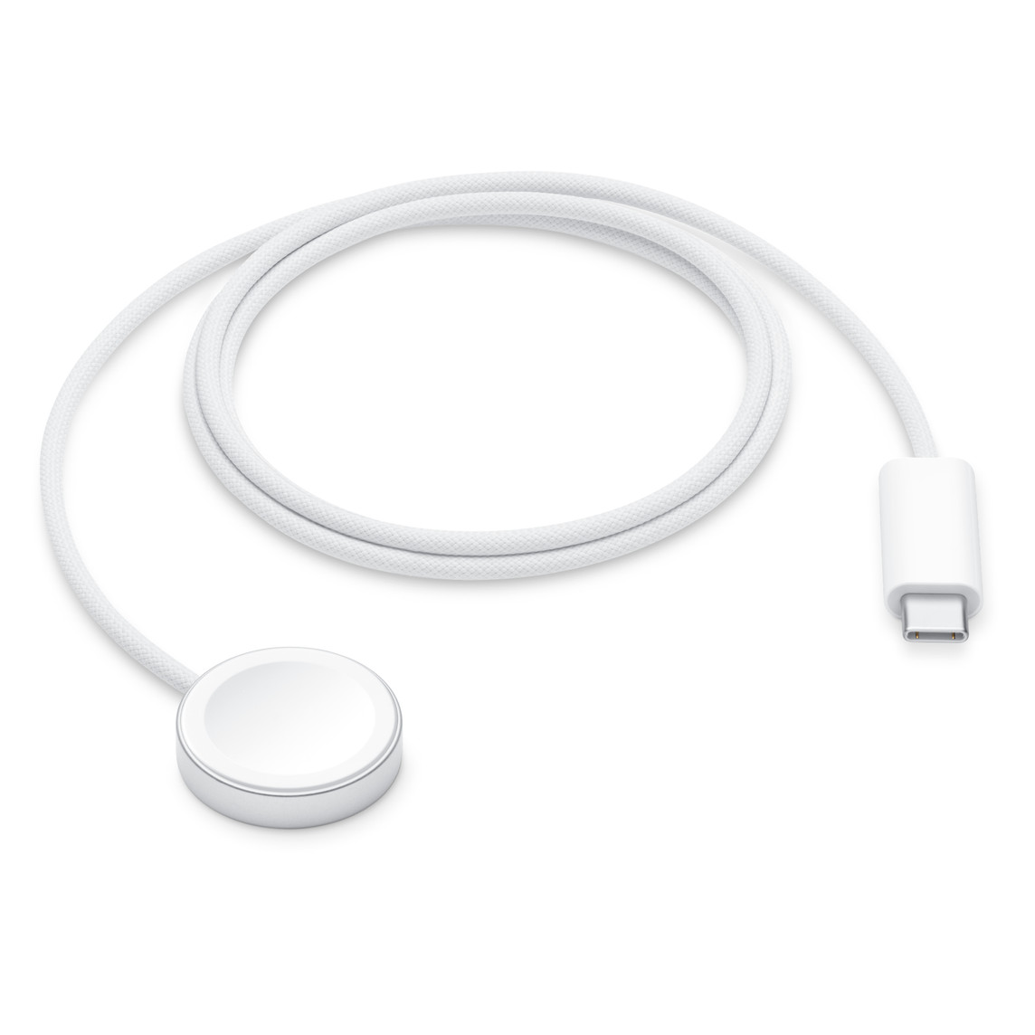 كابل شحن Apple Watch المغناطيسي السريع USB-C بطول 1 متر أبيض