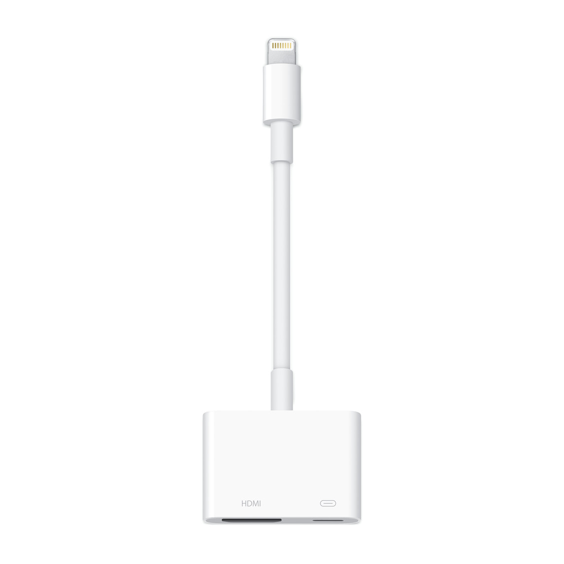 محول Apple Lightning Digital AV أبيض