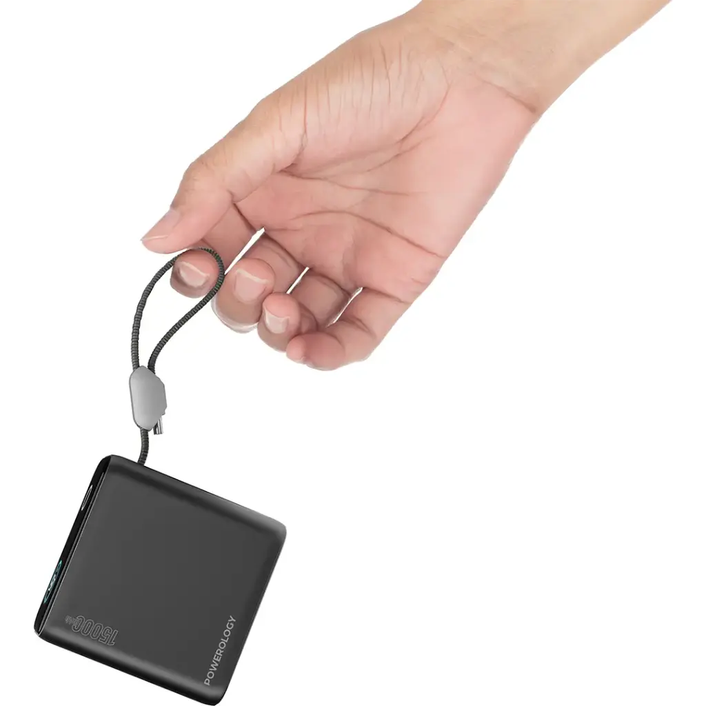 Powerology 15000mAh Мини Пауэрбанк