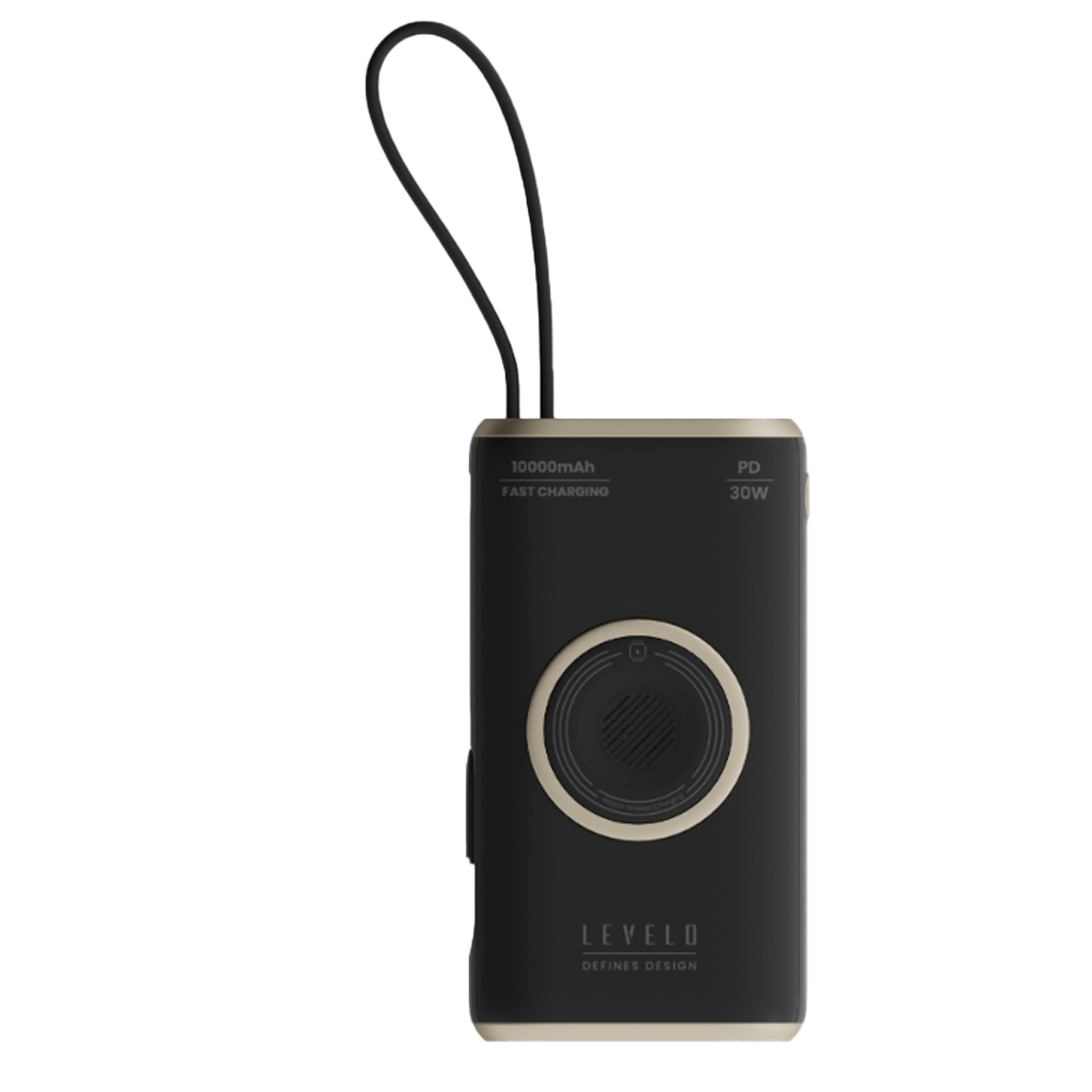 Levelo Roma Power Bank 10000mAh со встроенным кабелем и зарядкой Apple Watch
