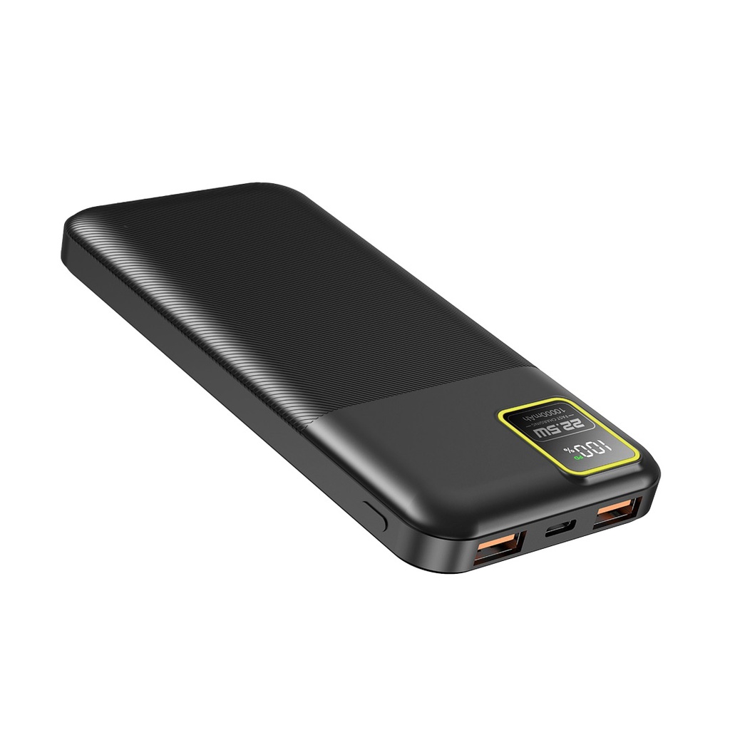 Porodo Blue 10000mAh быстрая зарядка повербанк 22.5W (PB-22WPB10K-BK)