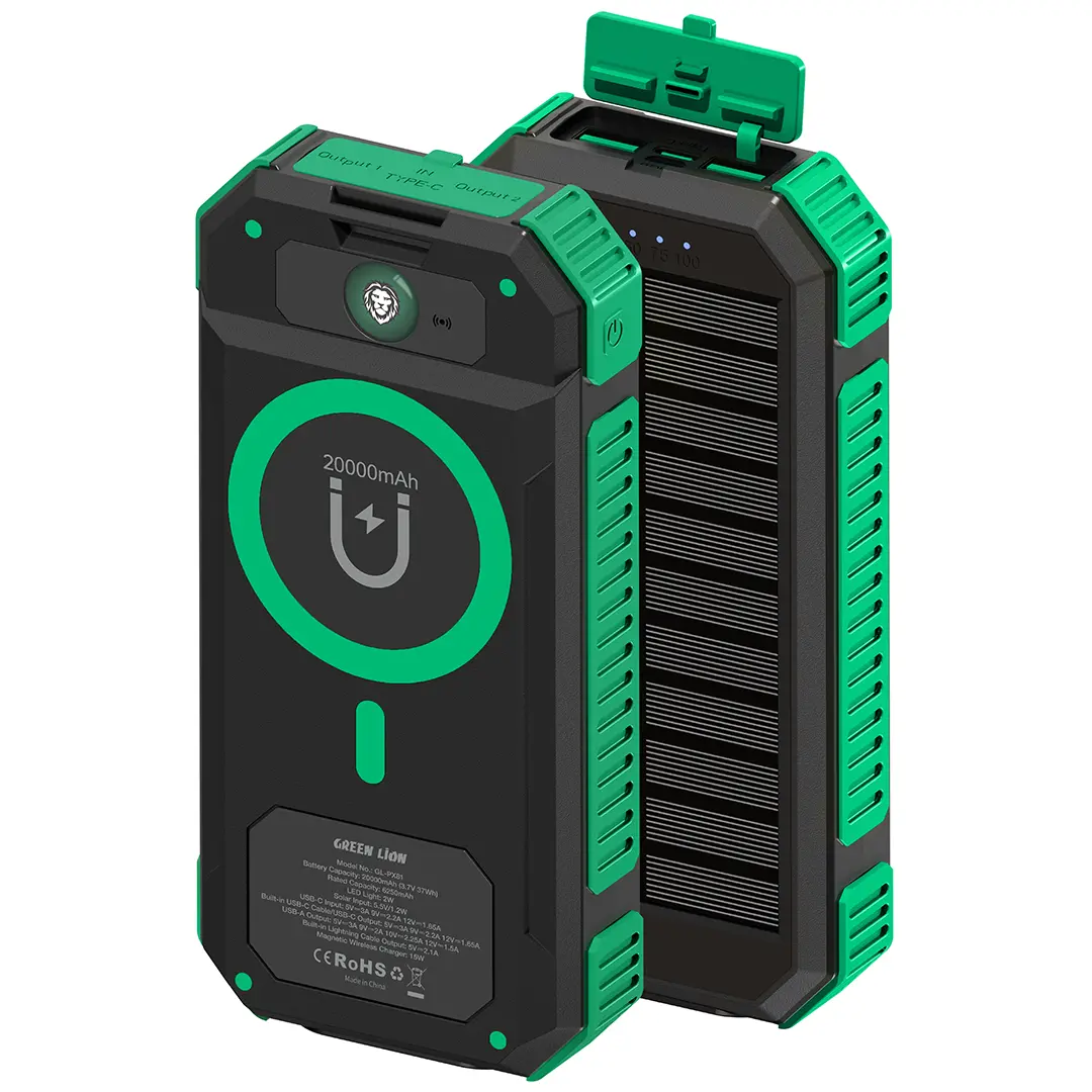 Green Lion Solar Flex باور بانك 20000mAh PD 20W