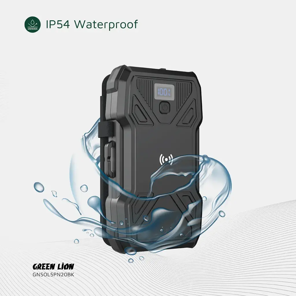 Green Lion Solar 5-Panel Внешний аккумулятор 20000mAh PD 20W