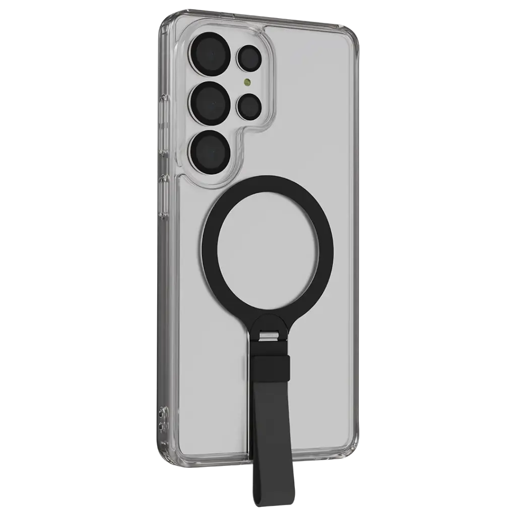 Levelo Spira غطاء شفاف مع Grip MagSafe