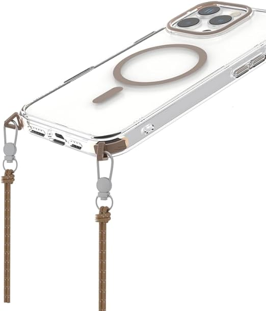 حافظة Levelo Celeste متوافقة مع MagSafe مع حزام كتف