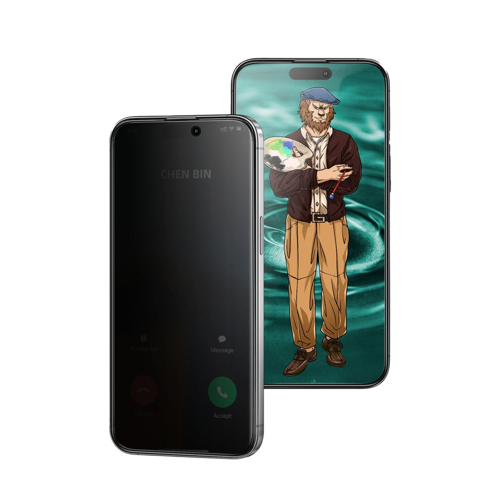 Green Lion Picasso زجاج 3D مع أداة تثبيت