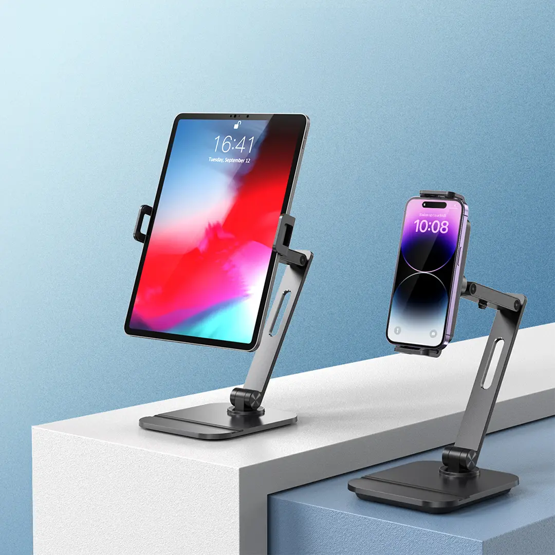 Powerology Держатель для телефона и планшета Smart-Clamp