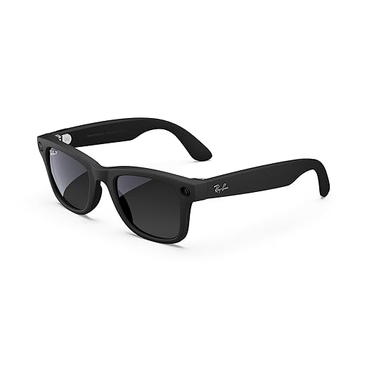 Ray-Ban Wayfarer умные очки Matte Black / Transitions Graphite Green 53mm (601S1M53)