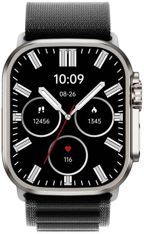Porodo Blue Supremo Smart Watch 2.0 Inch BT Calling IPX3 (PB-SUPREMOTI-BK)