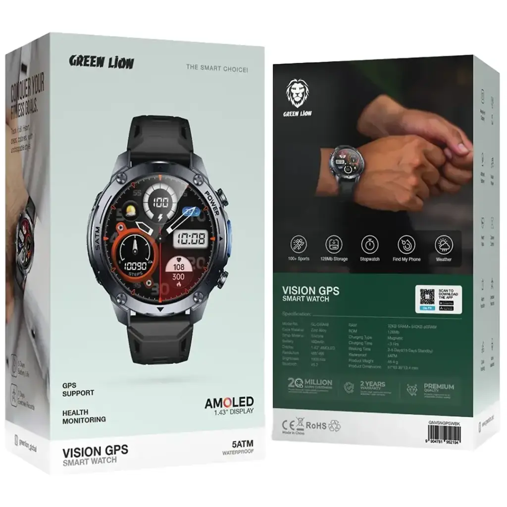 ساعات ذكية Green Lion Vision GPS