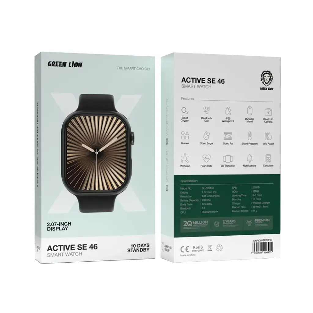 ساعات ذكية Green Lion Active SE 46