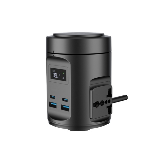 Powerology MagSafe Power Hub مع USB-C PD وUSB-A QC 3.0
