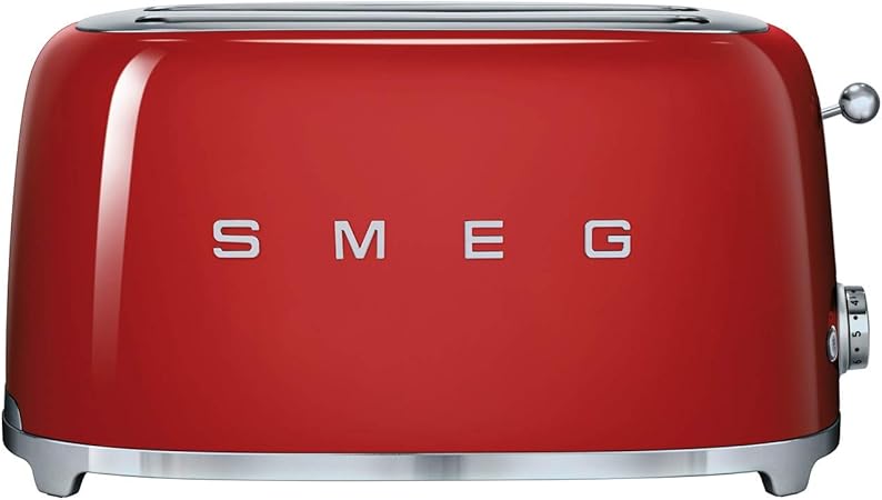 Smeg 4 Slice Toaster Red (TSF02RDUK)