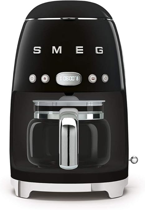 Smeg Drip Filter Coffee Machine Black (DCF02BLUK)