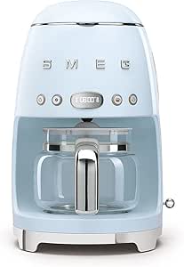 Smeg Drip Filter Coffee Machine Pastel Blue (DCF02PBUK)