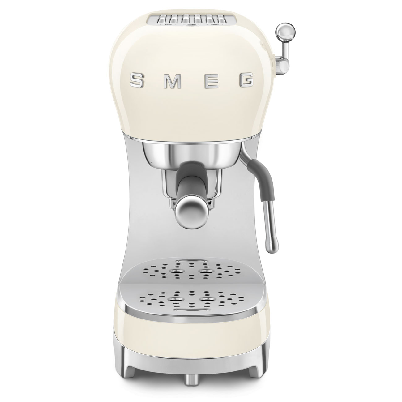 Smeg Espresso Coffee Machine Cream (ECF02CRUK)