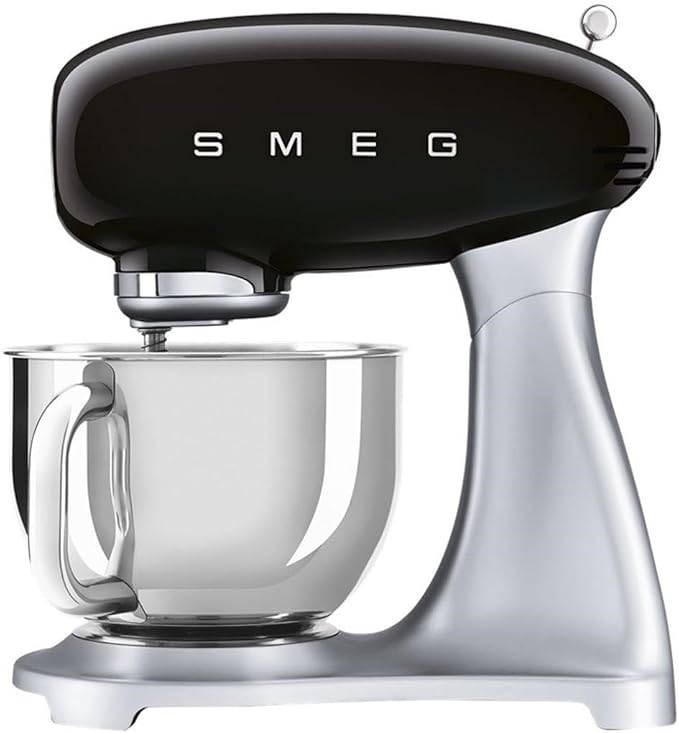Smeg Stand Mixer Black (SMF02BLUK)