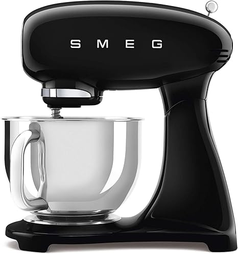 Smeg Stand Mixer Black Full Colour (SMF03BLUK)