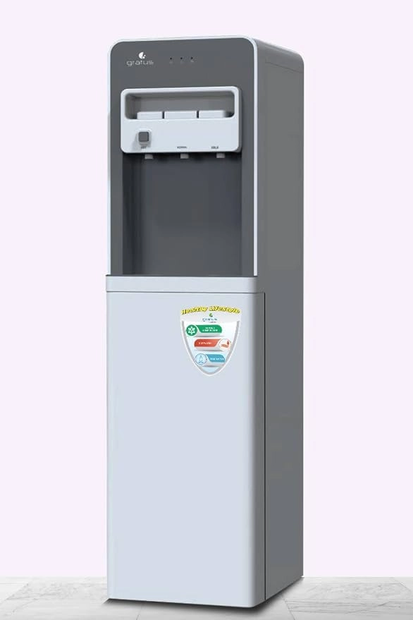 مبرد مياه Gratus فولاذي بـ3 صنابير GSD48T3