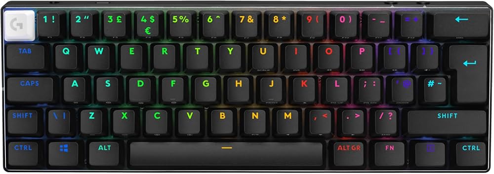 Logitech G Pro X 60 Lightspeed Беспроводная игровая клавиатура Magenta Tactile (#935)