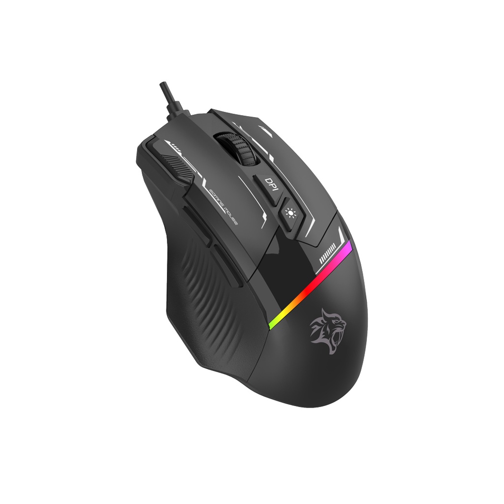 Porodo Gaming 7200 DPI Gaming Mouse 6 Programmable Keys