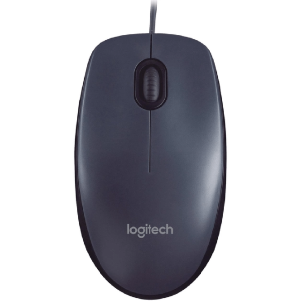 Logitech M90 USB Mouse Grey