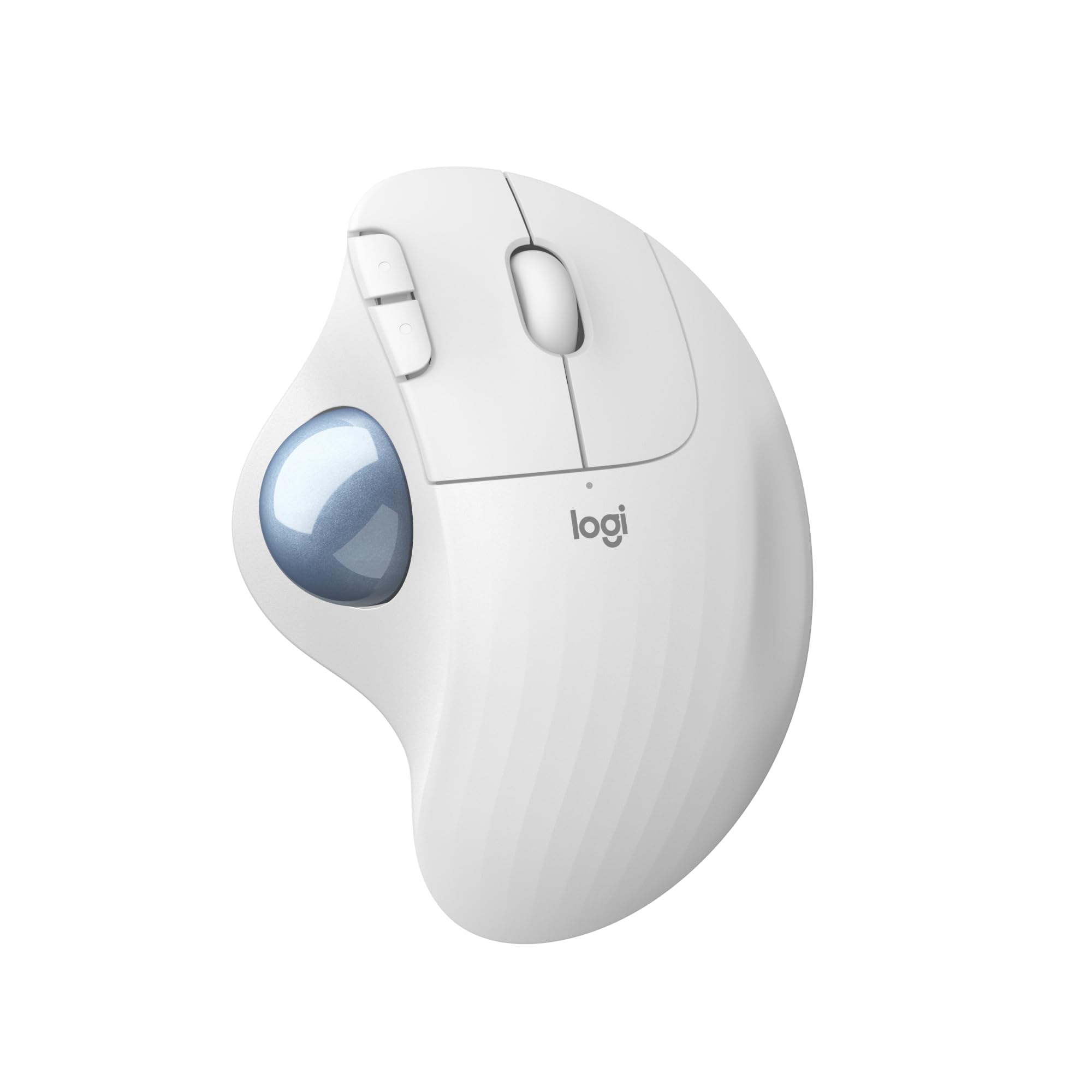 Logitech M575 Ergo Bluetooth Trackball Mouse White