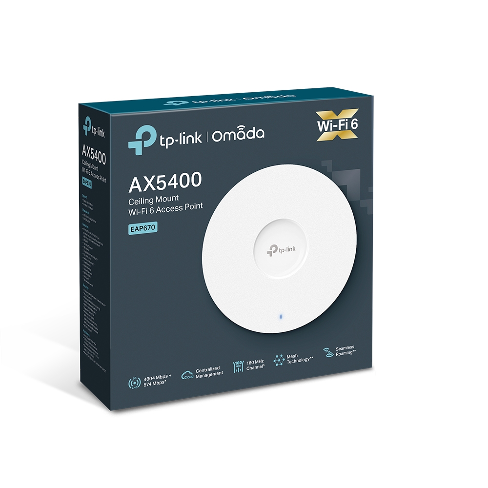 TP-Link AX5400 потолочная точка доступа WiFi 6 EAP670