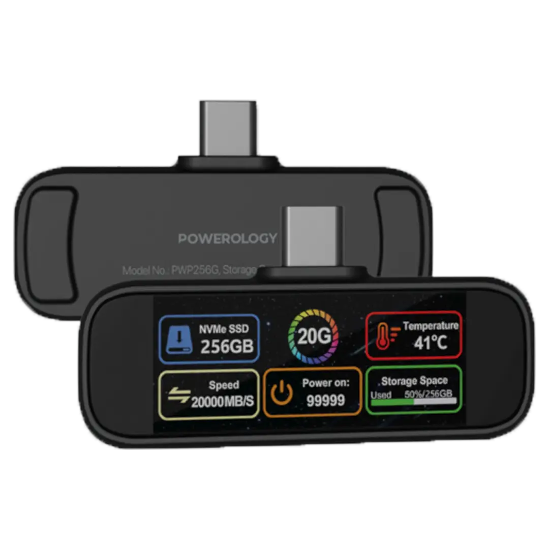 Powerology Vaultx mini portable SSD 512GB