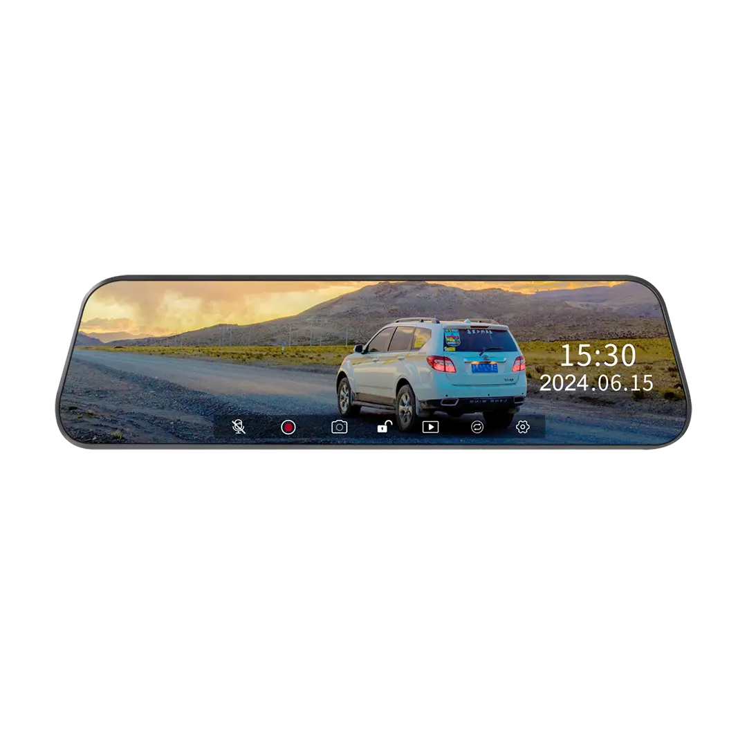Porodo كاميرا Mirror مع تسجيل Full HD