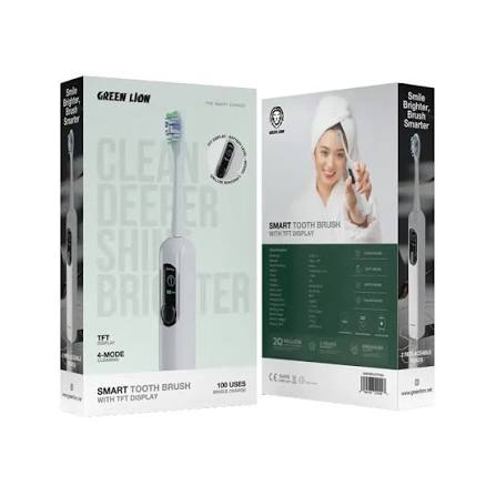Green Lion فرشاة أسنان ذكية مع شاشة TFT